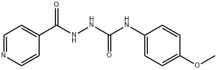 4-(4-METHOXYPHENYL)-1-(4-PYRIDYLCARBONYL)SEMICARBAZIDE Struktur