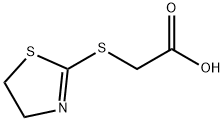 (4,5-DIHYDRO-THIAZOL-2-YLSULFANYL)-ACETIC ACID Struktur