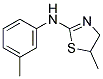 (5-METHYL-4,5-DIHYDRO-THIAZOL-2-YL)-M-TOLYL-AMINE Struktur