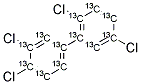 13C12-2,3',4',5-TETRACHLOROBIPHENYL Struktur