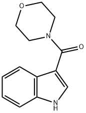 1H-INDOL-3-YL(MORPHOLINO)METHANONE Struktur