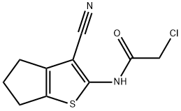 2-CHLORO-N-(3-CYANO-5,6-DIHYDRO-4H-CYCLOPENTA[B]THIEN-2-YL)ACETAMIDE price.