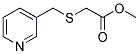 METHYL 2-(3-PICOLYLTHIO)ACETATE Struktur