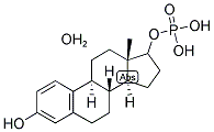 1,3,5(10)-ESTRATRIEN-3,17BETA-DIOL-17-PHOSPHATE H2O Struktur