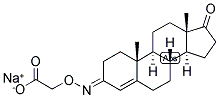 4-ANDROSTEN-3,17-DIONE 3-O-CARBOXYMETHYLOXIME, SODIUM SALT Struktur