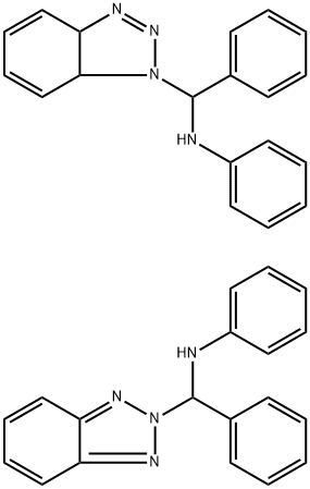 N,ALPHA-DIPHENYLBENZOTRIAZOLEMETHANAMINE Struktur