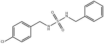 N-BENZYL-N'-(4-CHLOROBENZYL)SULFAMIDE Struktur