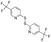 DI[5-(TRIFLUOROMETHYL)-2-PYRIDYL] DISULFIDE Struktur