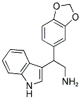 2-(1,3-BENZODIOXOL-5-YL)-2-(1H-INDOL-3-YL)ETHANAMINE Struktur