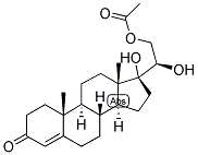 4-PREGNEN-17,20-BETA, 21-TRIOL-3-ONE 21-ACETATE Struktur