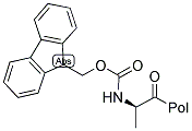 FMOC-D-ALA-WANG RESIN Struktur