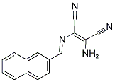 2-AMINO-1-(1-AZA-2-(2-NAPHTHYL)VINYL)ETHENE-1,2-DICARBONITRILE Struktur