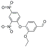 4-(2,4-DINITROPHENOXY)-3-ETHOXYBENZALDEHYDE Struktur