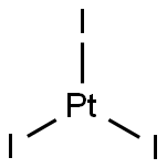 PLATINUM (III) IODIDE Struktur