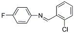 4-FLUORO-N-(4-CHLOROBENZYLIDENE)ANILINE Struktur