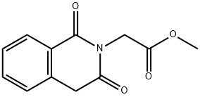 METHYL 2-[1,3-DIOXO-3,4-DIHYDRO-2(1H)-ISOQUINOLINYL]ACETATE Struktur