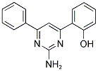 2-(2-AMINO-6-PHENYLPYRIMIDIN-4-YL)PHENOL Struktur