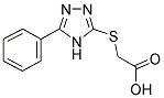 (5-PHENYL-4 H-[1,2,4]TRIAZOL-3-YLSULFANYL)-ACETIC ACID Struktur