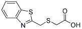 [(1,3-BENZOTHIAZOL-2-YLMETHYL)THIO]ACETIC ACID Struktur