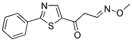 3-OXO-3-(2-PHENYL-1,3-THIAZOL-5-YL)PROPANAL O-METHYLOXIME Struktur