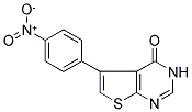 5-(4-NITROPHENYL)-3H-THIENO[2,3-D]PYRIMIDIN-4-ONE Struktur