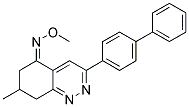 AZAMETHOXY(7-METHYL-3-(4-PHENYLPHENYL)(6,7,8-TRIHYDROCINNOLIN-5-YLIDENE))METHANE Struktur