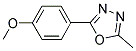 METHYL 4-(5-METHYL-1,3,4-OXADIAZOL-2-YL)PHENYL ETHER Struktur