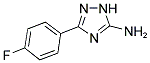 3-(4-FLUOROPHENYL)-1H-1,2,4-TRIAZOL-5-AMINE Struktur