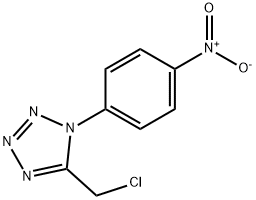 5-CHLOROMETHYL-1-(4-NITRO-PHENYL)-1H-TETRAZOLE Struktur