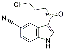 3-(4-CHLOROBUTYROL)-5-CYANOINDOLE, [BUTYROL-1-14C] Struktur