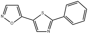 5-(2-PHENYL-1,3-THIAZOL-5-YL)ISOXAZOLE Struktur