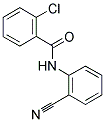 2-CHLORO-N-(2-CYANOPHENYL)BENZAMIDE Struktur