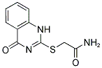 2-[(4-OXO-1,4-DIHYDROQUINAZOLIN-2-YL)THIO]ACETAMIDE Struktur