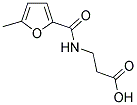 3-[(5-METHYL-FURAN-2-CARBONYL)-AMINO]-PROPIONIC ACID Struktur