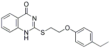 2-([2-(4-ETHYLPHENOXY)ETHYL]THIO)QUINAZOLIN-4(1H)-ONE Struktur