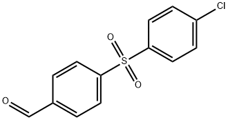 4-(4-CHLOROBENZENESULFONYL)BENZALDEHYDE Struktur