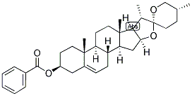 5,20-ALPHA, 22-ALPHA, 25D-SPIROSTEN-3-BETA-OL BENZOATE Struktur