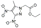 (5-METHYL-3,4-DINITRO-PYRAZOL-1-YL)-ACETIC ACID ETHYL ESTER Struktur