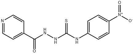 1-(ISONICOTINYL)-4-(4-NITROPHENYL)-3-THIOSEMICARBAZIDE Struktur