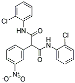 3-NITROBENZENE MALONIC ACID AMIDE, N-ORTHO-CHLOROBENZENE Struktur