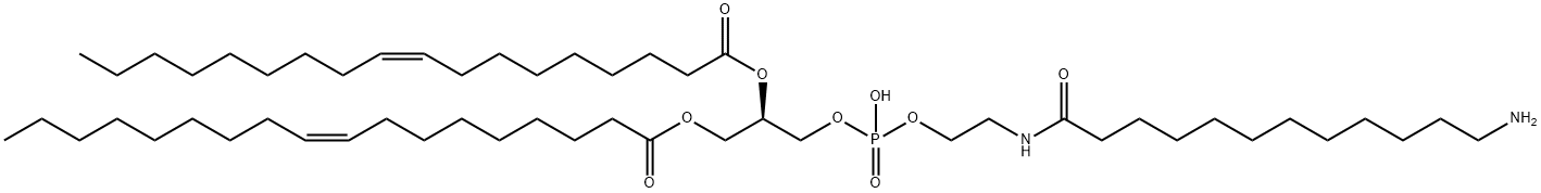 1,2-DIOLEOYL-SN-GLYCERO-3-PHOSPHOETHANOLAMINE-N-(DODECANYLAMINE) Struktur