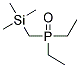 (DIETHYL-PHOSPHINOYLMETHYL)-TRIMETHYL-SILANE Struktur