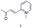 4-(1-METHYLPYRIDINIUM-2-YL)BUT-3-EN-2-ONE IODIDE Struktur