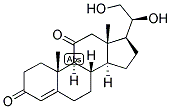 4-PREGNEN-20-BETA, 21-DIOL-3,11-DIONE Struktur