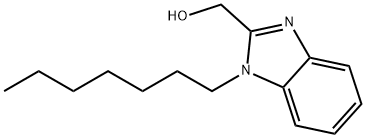 (1-HEPTYL-1H-BENZIMIDAZOL-2-YL)METHANOL Struktur