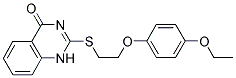 2-([2-(4-ETHOXYPHENOXY)ETHYL]THIO)QUINAZOLIN-4(1H)-ONE Struktur