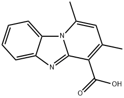 1,3-DIMETHYL-BENZO[4,5]IMIDAZO[1,2-A]PYRIDINE-4-CARBOXYLIC ACID Struktur