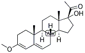 3,5-PREGNADIEN-3,17-DIOL-20-ONE 3-METHYL ETHER Struktur