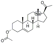 5-PREGNEN-3-ALPHA-OL-20-ONE ACETATE Struktur