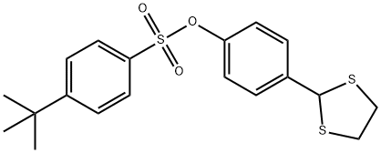 4-(1,3-DITHIOLAN-2-YL)PHENYL 4-(TERT-BUTYL)BENZENESULFONATE Struktur